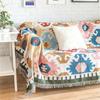 Ethnic Style Geometric Sofa Blanket Leisure Blanket Tapestry Soft Warm Cotton Blanket Spring And Autumn Light Sofa