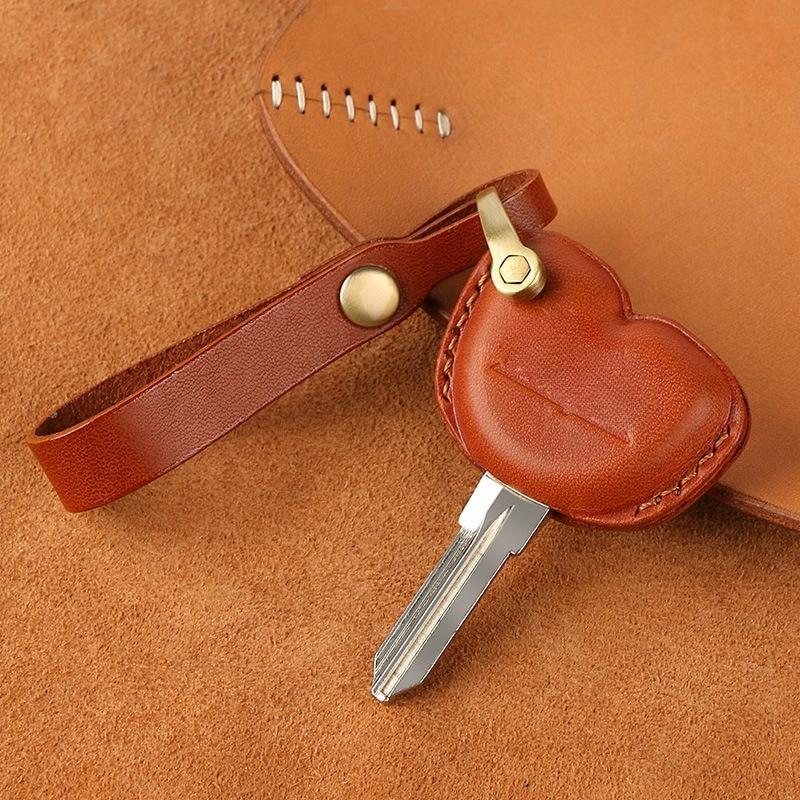For Piaggio Vespa Motorcycle Leather Key Holder Gilera Vte125 Gtv250 300 MP3 500 Car Key Modification Decoration Accessories