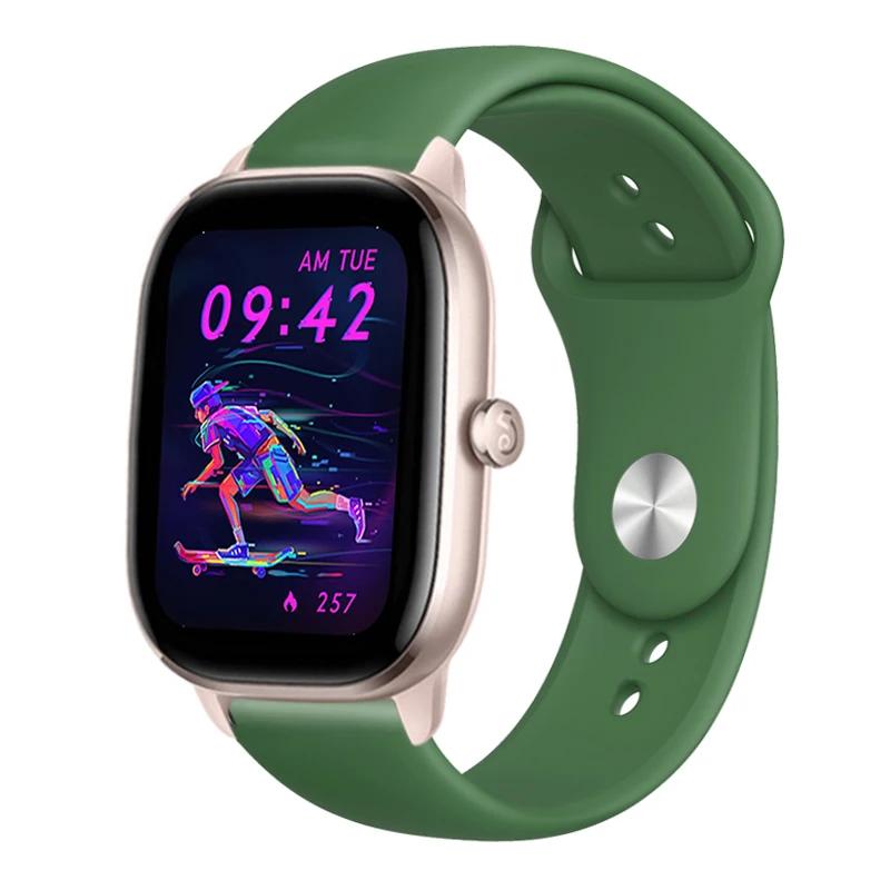 20mm 22mm řemínek na hodinky pro Amazfit gts 4/3/2/gtr4 mini/Gtr/2e/Pro 47mm sportovní silikonový náramek náramek Amazfit Bip/U/3/Pro