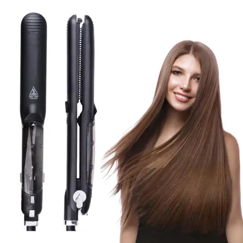 Steam Hair Straightener Straightening Irons Straight Hair Brush Hair Straightener Tools Curler Electric Ceramic Titanium