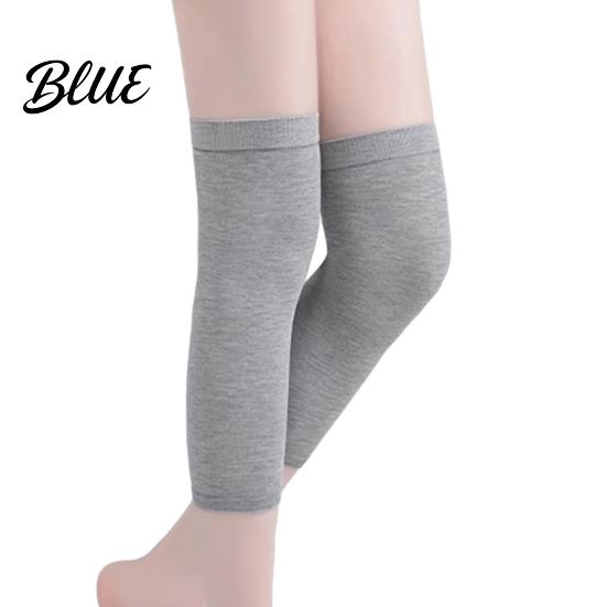 Cold Weather Leg Warmers Soft Knee for Protection Breathable Cotton Sleeves Anti Knitted Protectors Slip Warmers Elastic Thermal Pads Autumn Winter