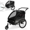 Sepnine BT920 Children's Trailer with 40KG Maximum Load Max Speed 10 Mph (16 Km/h) Ideal for Various Road Conditions