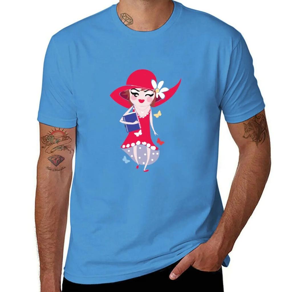 Summer Girl TShirt korean fashion oversized graphic tee Mens tshirts