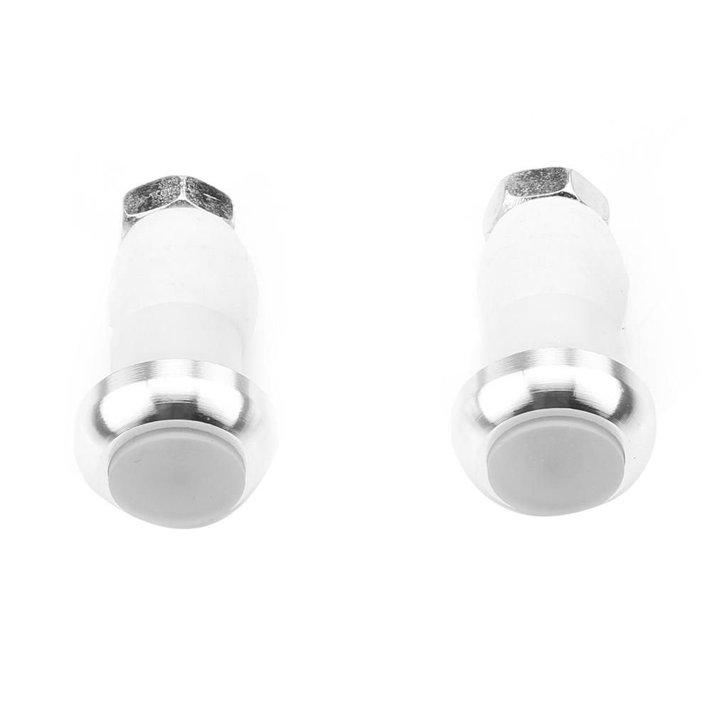 1 Pair Cycling   Handlebar End Red LED Plug Light   Warning Lamp (black)