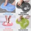 Silicone Foot Scrubber Massager Bath Mat With Nonslip Suction For Home Use