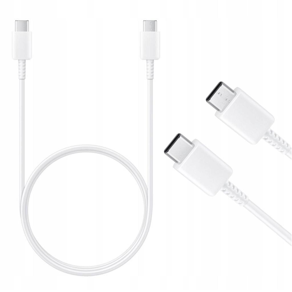 Kabel Przewód USB-C Samsung EP-DA905BWE 3A 1m - Biały