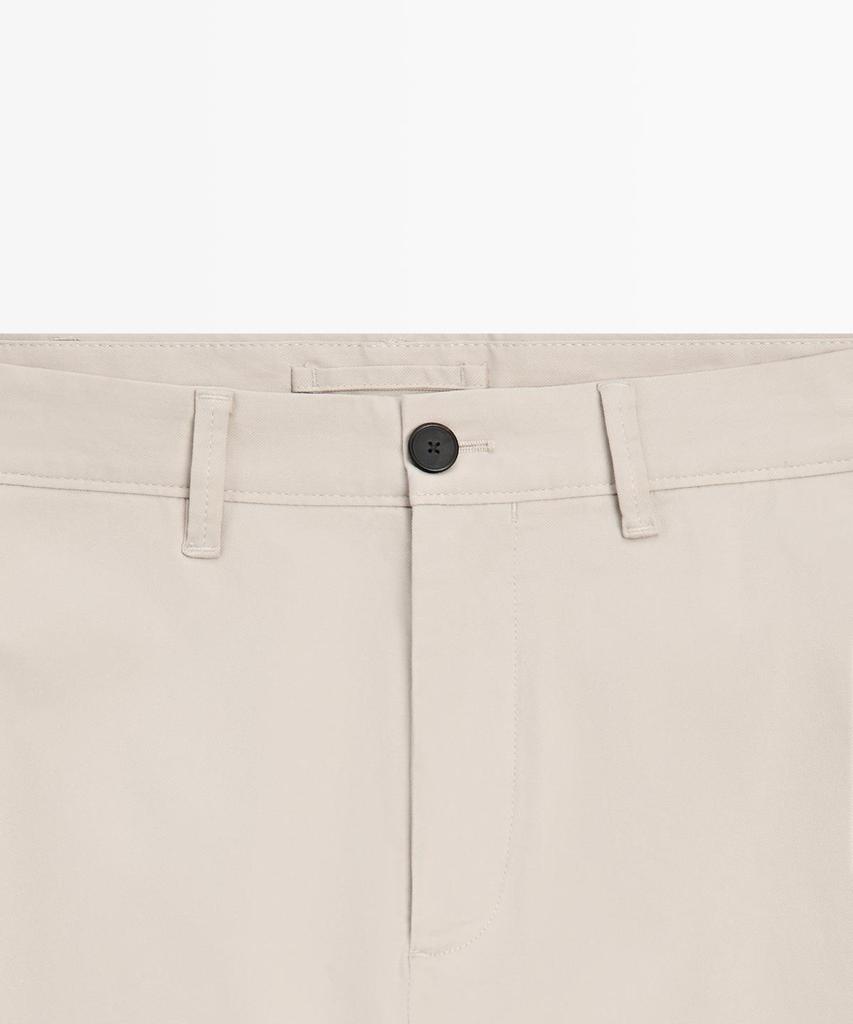 Masimodutti Cotton Blend Slim Fit Pants