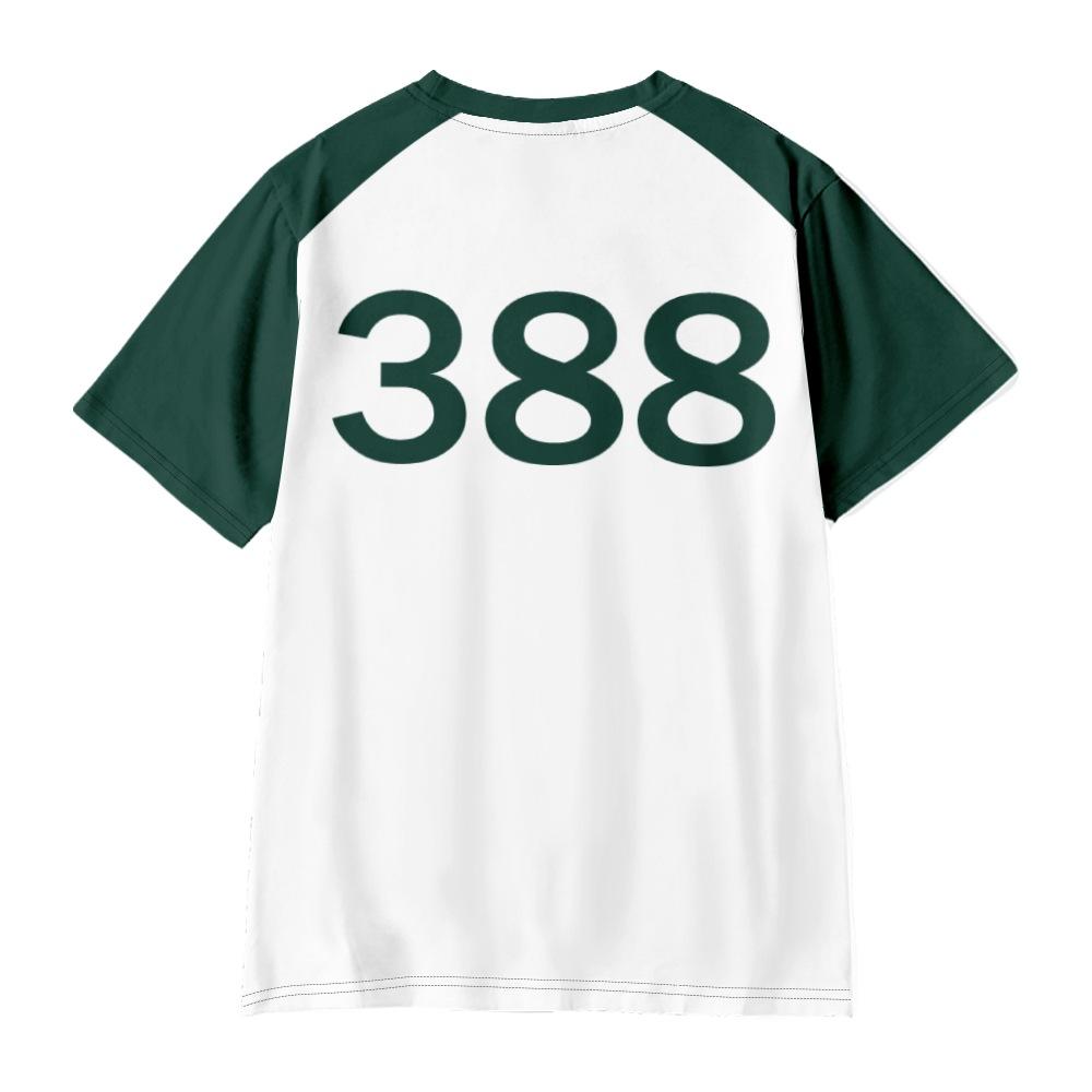 Men Women Clothing Fitness Squid Game 3 Print O Neck Man T-shirt for Male Oversized New Men T-shirts Tops