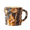 New Natural Resin Mineral Crystal Coffee Cups Colorful Large-Capacity Agate Crystal Cups Household Necessities