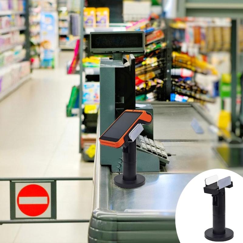 Verstellbare POS-Terminal-Halterung Mit Kabelmanagement Winkelverstellbarer POS-Maschinenständer Für Einzelhandelsgeschäfte Theken