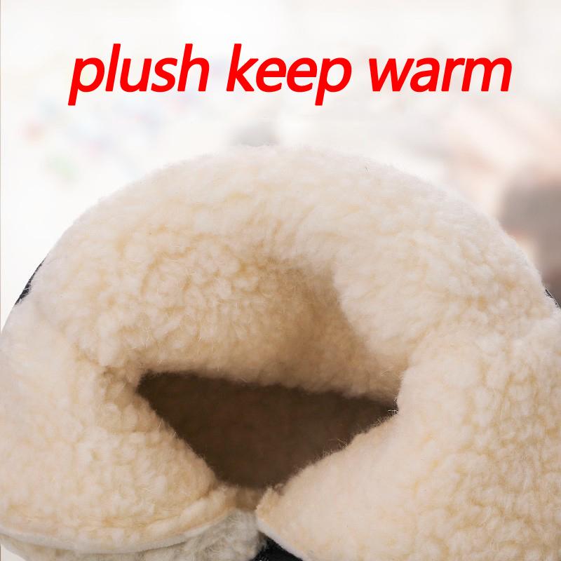 2024 Winter Boots For Men Women Plush Keep Warm Snow Boots Outdoors Hiking Boots Cotton Shoes Wear-Resisting Non-Slip Men Boots