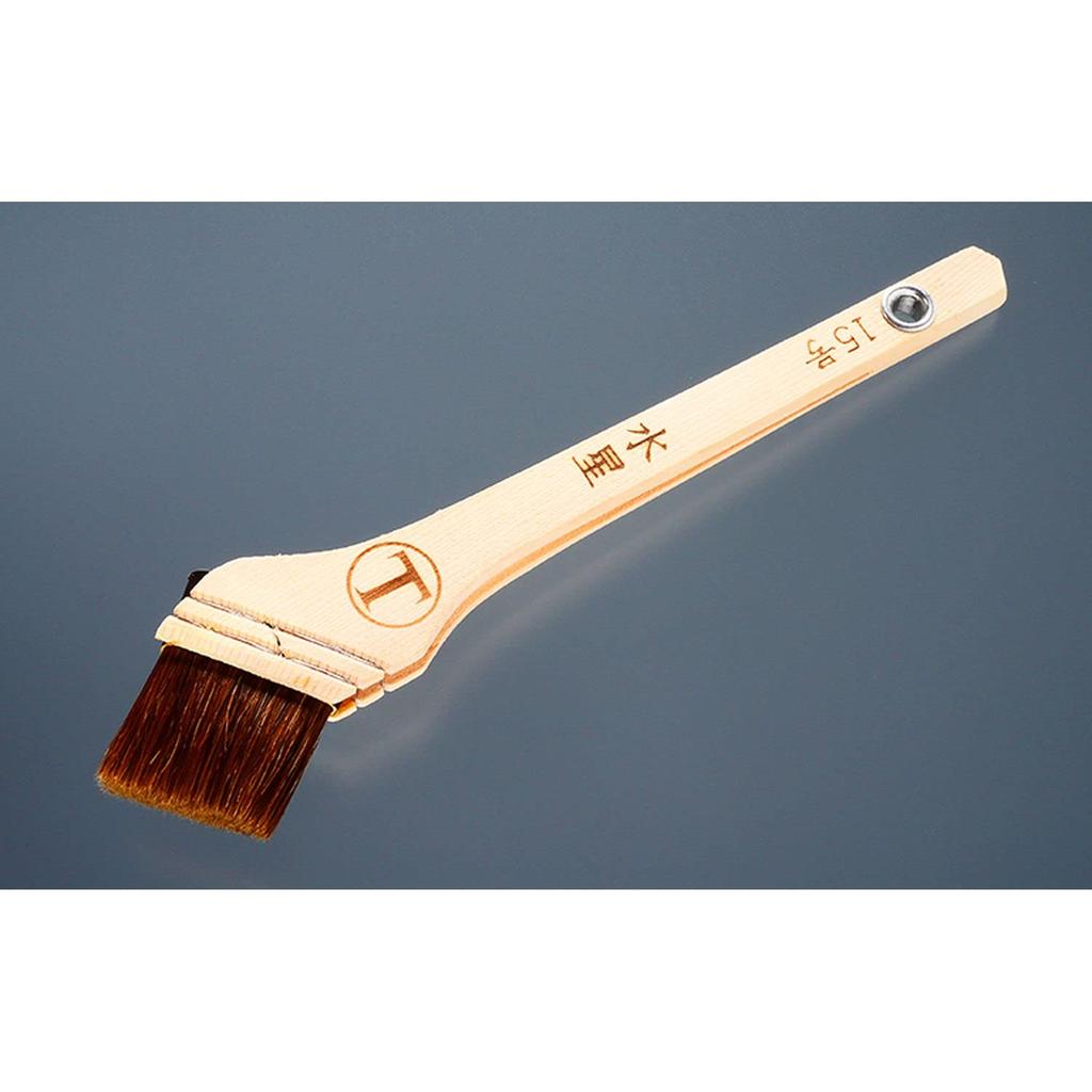 Otsuka Marute Mercury Corner Cutting Painting Red 15 Brush, Brush, Hair, No.