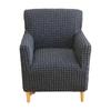 Simple Style Bubble Yarn Elastic Chair Cover, Single Sofa Cover, Full Package Sofa Cover, Coffee Shop High-back Sofa Chair Cover