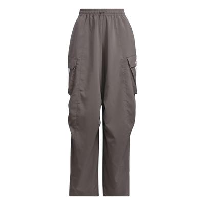 Value Range Tracksuit Bottoms Logo Multi-Pocket Loose Fit Sports Casual Pants Women Bottoms Charcoal-Gray JZ2333