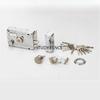 1 Set of Old Style Exterior Door Lock Set Anti-theft Door Lock Indoor Iron Door Lock with A Key Household Hardware Accessories