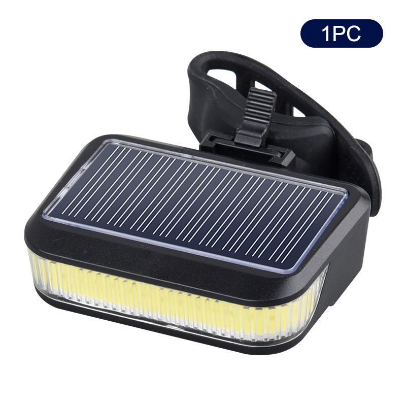Bicycle Taillights High Brightness Cob Waterproof Mountain Road Bike Solar Outdoor Safety Warning Lights Riding Equipment