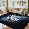 Canterbury-Bankstown Bulldogs Design Crystal Velvet Rug Soft Decorative Mat for Bedroom Entrance