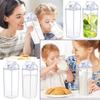 750Ml Transparent Milk Bottle Water Box Square Milk Coffee Juice Tea Cup Transparent Milk Storage For Outdoor Sports Camping Gym