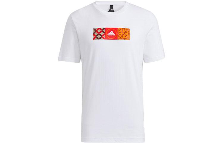 Adidas Set in Sleeve T Shirt Men s White HI3291 XXL