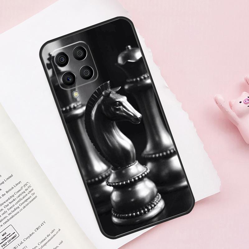 

Chess Board Dark Horse Case For Samsung Galaxy M13 M53 M16 M36 M56 M06 M52 M32 M12 M54 M34 M14 M35 M55 M15 M11 M31 Samsung M12