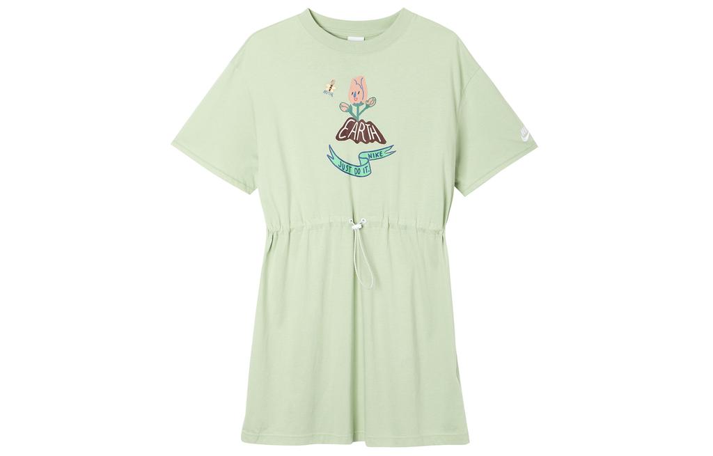 Nike Short Sleeved Dress Women's Light Green DM7911-316