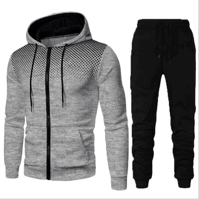 Nová mikina + kalhoty + pánský sportovní fitness oblek