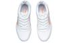 Li Ning NO.258 Slip Resistant Abrasion Resistant Low Top Skateboard Shoes Women's White Orange AGCR202-1