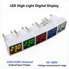 LED Display  220V/230V Voltage Meter Square Tester Digital Voltage Meter for Accurate Voltage Monitoring 50 To 500V