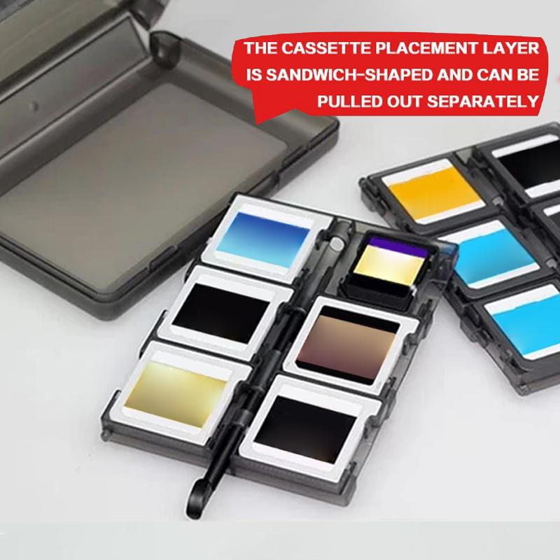 28-in-1 Game Card Case for 3DS/DS Series, Portable PP Box with SD/TF & Stylus Slots