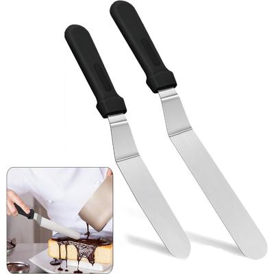 Edelstahl Creme Zuckerguss Frosting Messer Butterglätter Kuchenspatel Kuchen Dekorationsspatel für Keks Küche Gebäckwerkzeug