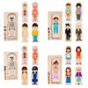 Multi-Layer Wooden Human Body Puzzle Boys Girls Educational Anatomy Jigsaw  Learn Body Parts