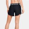 Under Armour Play Up Sports Training Loose Knit Shorts Women Bottoms Black 1355791-001