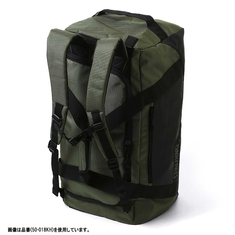 SPALDING Verse Duffle 3-Way Basketball Bag, Black, 50-018BK