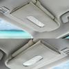 Sun Visor Hanging Tissue Box Holder 1PC PU Leather Auto Car Truck Vehicle Interior Storage Decoration Practical Car Accessories