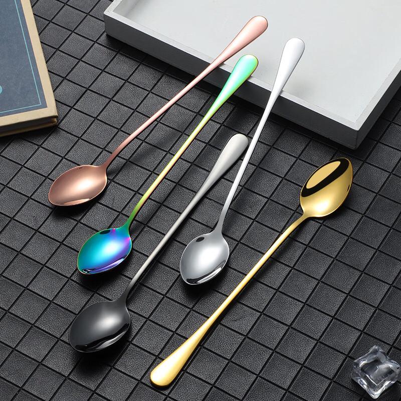 Stainless Steel Long-Handled Stirring Spoon