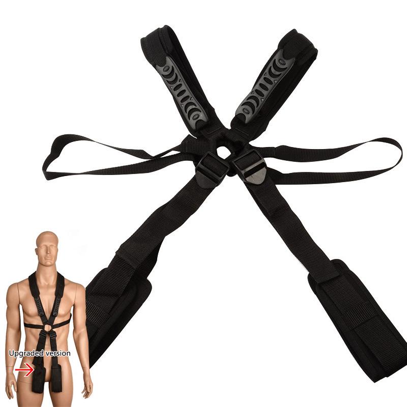 Sex Toys for Couples Self Bandage Restraints Belt  Sets Shoulder Sex Swing Leg Spreader Rope SM Slave Harness Adult Game
