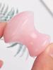 1 Pcs Natural pink crystal jade mushroom head massage powder stone eye facial part facial beauty energy stone