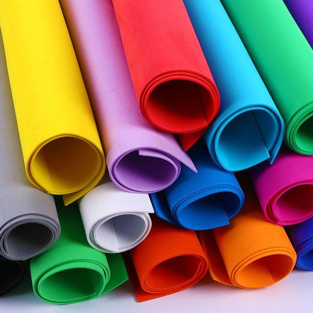 1mm Thick Sponge Paper EVA DIY Cut Paper New PE Paper  Kids Baby