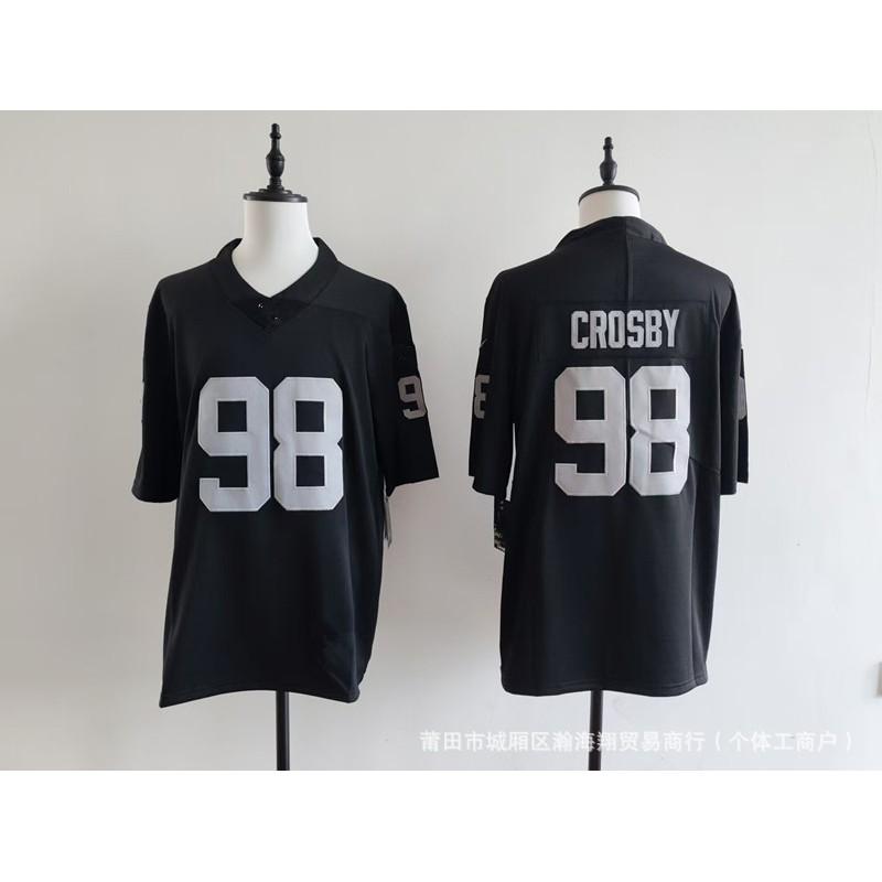 Raiders Team Football Jersey Embroidered American Shirt Adult Unisex