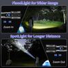 Rechargeable Flashlights High Lumens, 990000lm Super Bright Flashlight Rechargeable with 5Mode, High Powered Tactical Flashlights High Lumens,