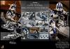 TV Masterpiece Star Wars: The Clone Wars Heavy Weapon Clone Trooper & BARC Speeder (with Sidecar) 1/6 Scale Figure, White, TMS077