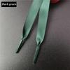 1Pair 1CM Width Satin Silk Ribbon Shoelaces 80/100/120/150CM Length Sneaker Sport Shoes Lace Adult Children's Laces S2