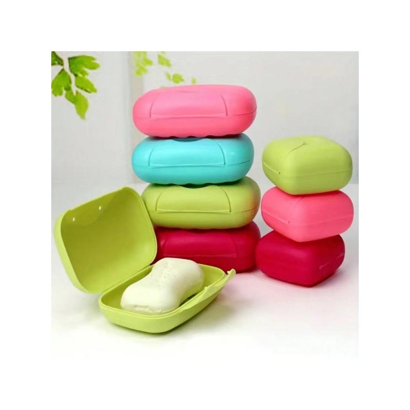 Portable Cute Soap Holder Travel Hand Soap Container Box - Eco-Friendly Soap Dish for On-the-Go Hygiene
