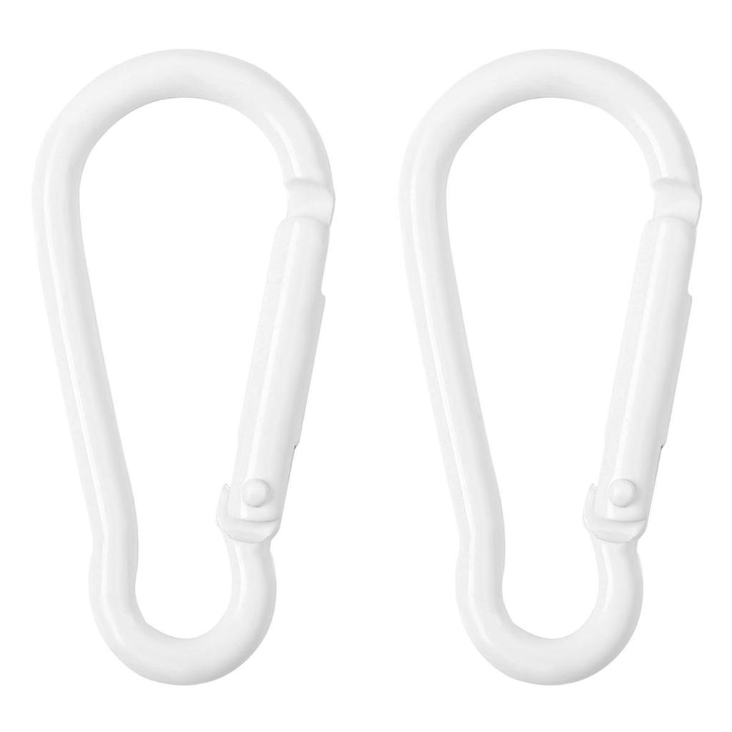 1-10 Stück Aluminium Sprühlackiert Ovalbahn Kletterverschluss Karabiner für Schlüssel Tasche Zubehör