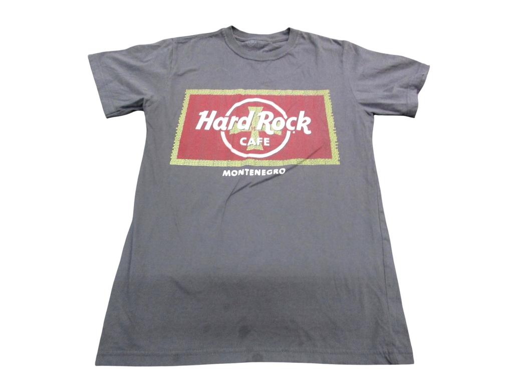 Hard Rock Cafe Shirt Mens Small Gray Montenegro Graphic Tee Travel Souvenir Unisex T-Shirt