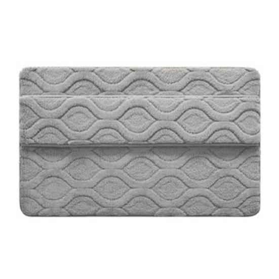 Absorbent Bathroom Mat Fluffy Doormat Foot Drying Mat Slip Resistant Backing