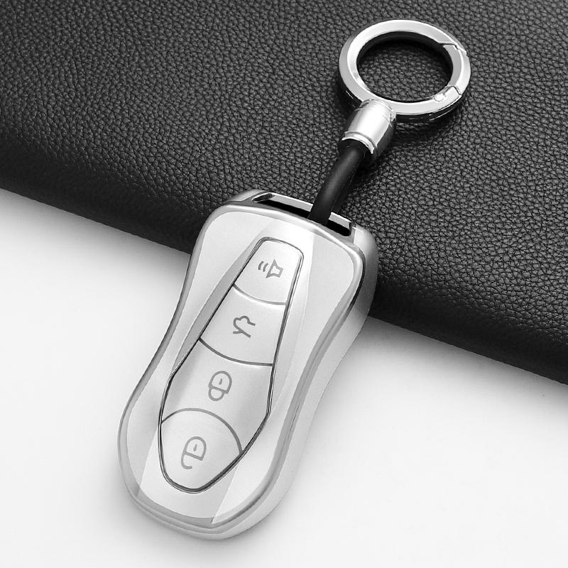 Soft Tpu Car Key Case Cover Shell Fob For Geely Azkarra Tugella Fy11 Atlas Pro New Emgrand Gs X6 Suv Ec7 Accessories