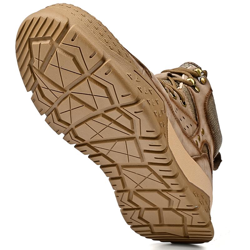 Men's Outdoor Ankle Boots High-top Non-slip Hiking Shoes Autumn and Winter