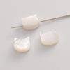 Natural Shell Rabbit Cat Head Beads For DIY Necklace Bracelet Earrings Jewelry Making