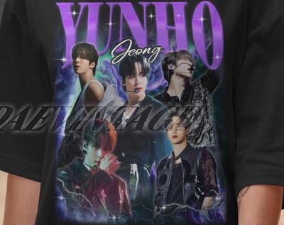 Limited Jeong Yunho Vintage T-Shirt, Yunho Fan Tees, Jeong Yunho Retro 90s Shirt, Yunho Homage Tshirt, Kpop Shirt, Kpop Merch, Kpop Gift